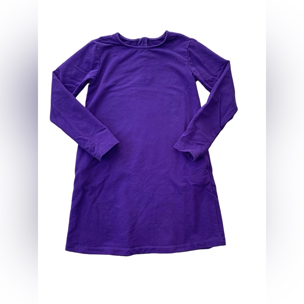 Primary Size 10 Purple Cozy Long Sleeve Dress